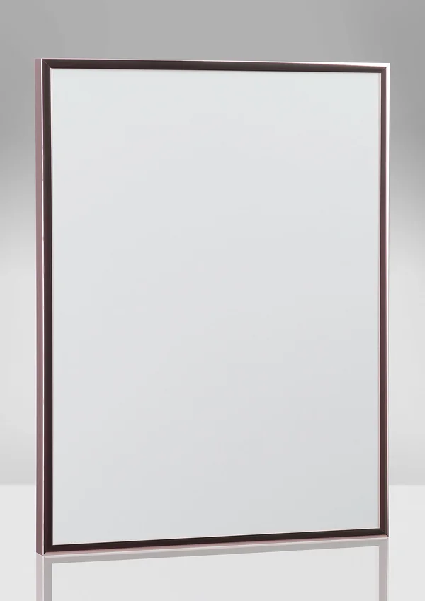 Miedziana rama z połyskiem aluminium