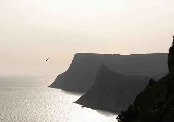 Beżowy zachód słońca