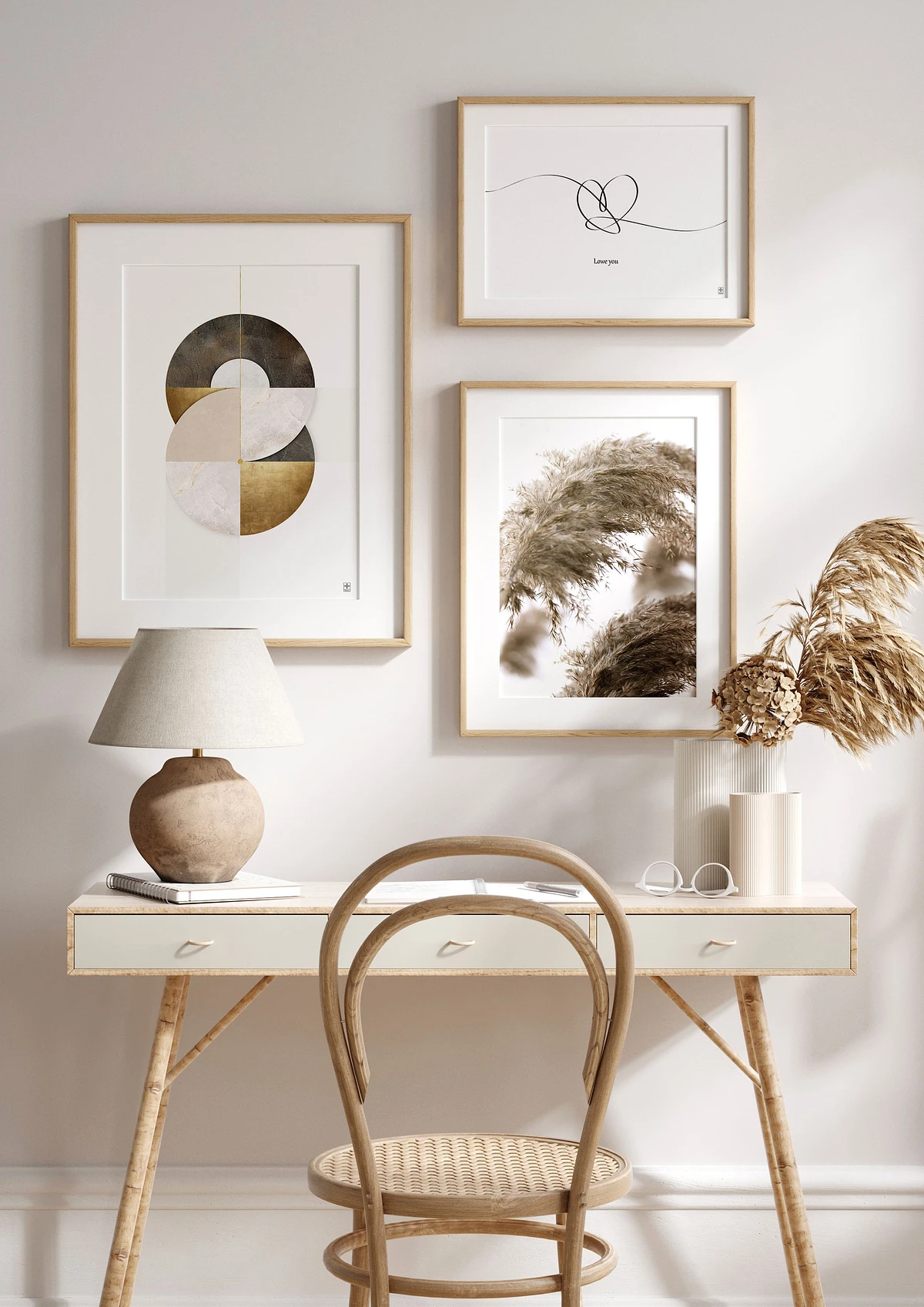 Beżowa kompozycja w neutralnych kolorach