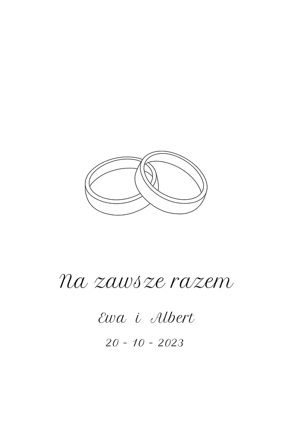 Obrączki dla zakochanych