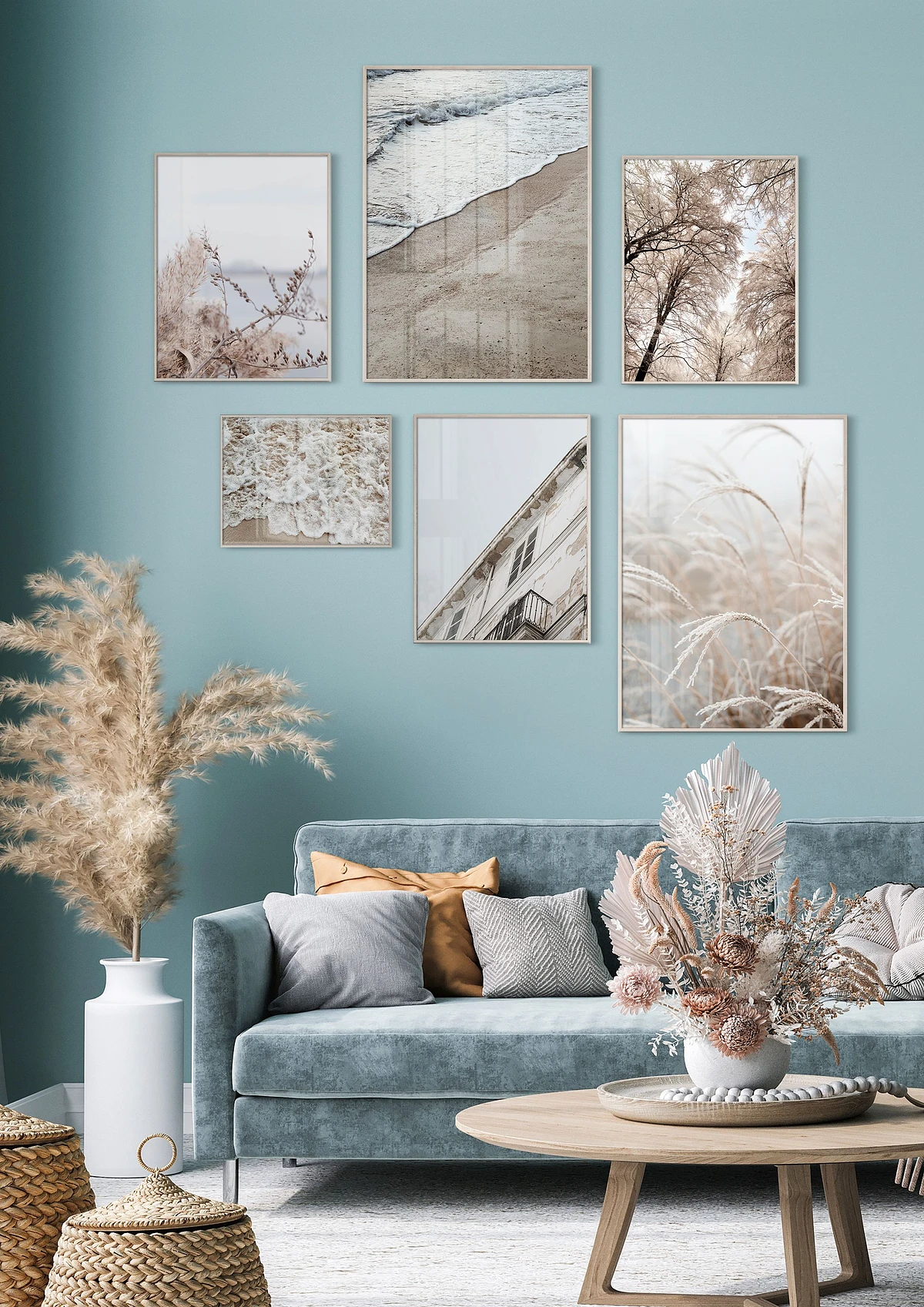 Spokojny wieczór w salonie- BOHO STYL