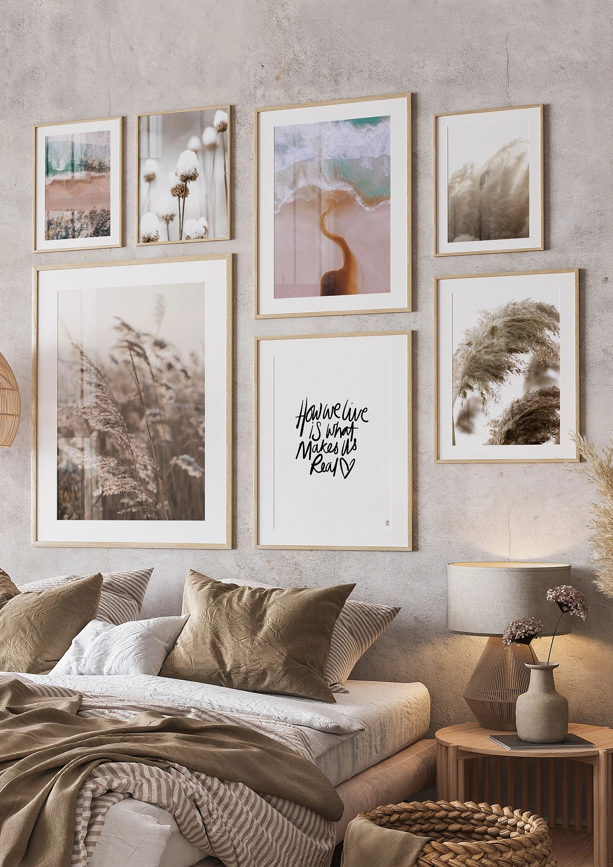 Klimatyczna sypialnia BOHO