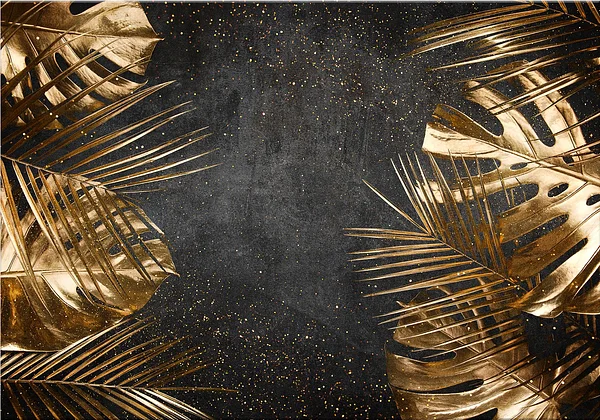 Złote liście monstery