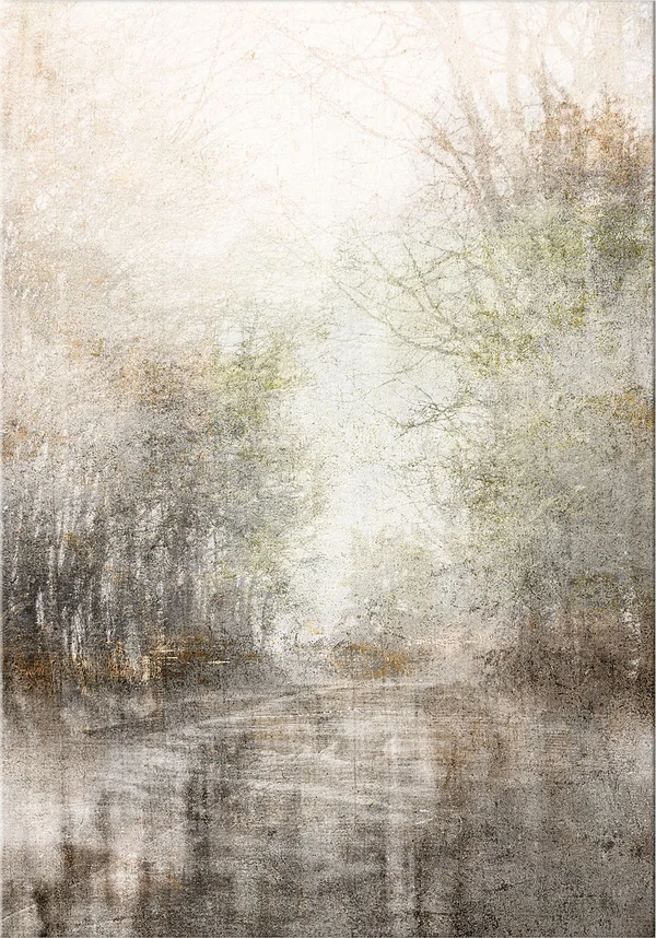 Mglista alejka parkowa