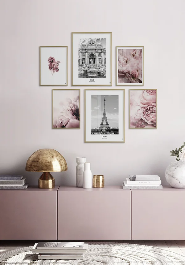 Różowa podróż (Zestaw 6 plakatów)