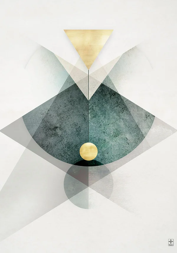 Światło i Kontrast Natury: Złoto i Zielenie na Białym Tle